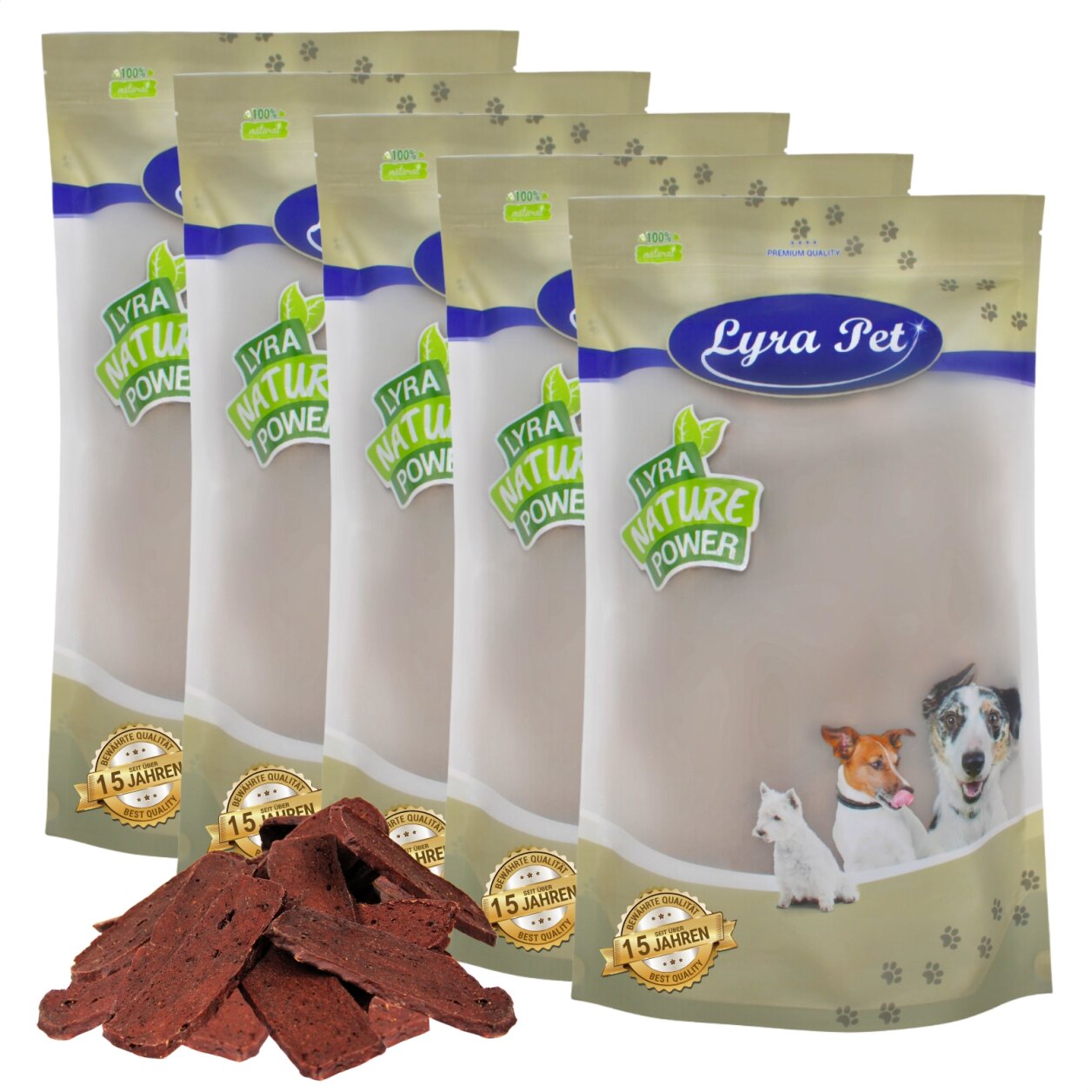 5 kg Lyra Pet® Lammfleischstreifen von Lyra Pet GmbH