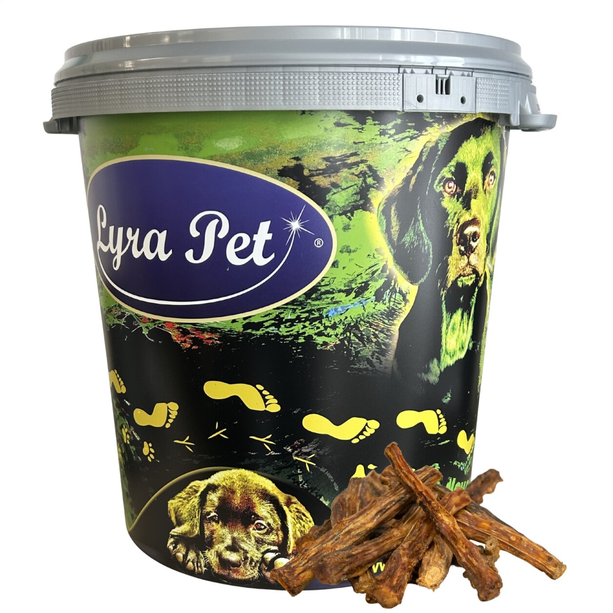 5 kg Lyra Pet® Ochsenschwanz natur in 30 L Tonne von Lyra Pet GmbH