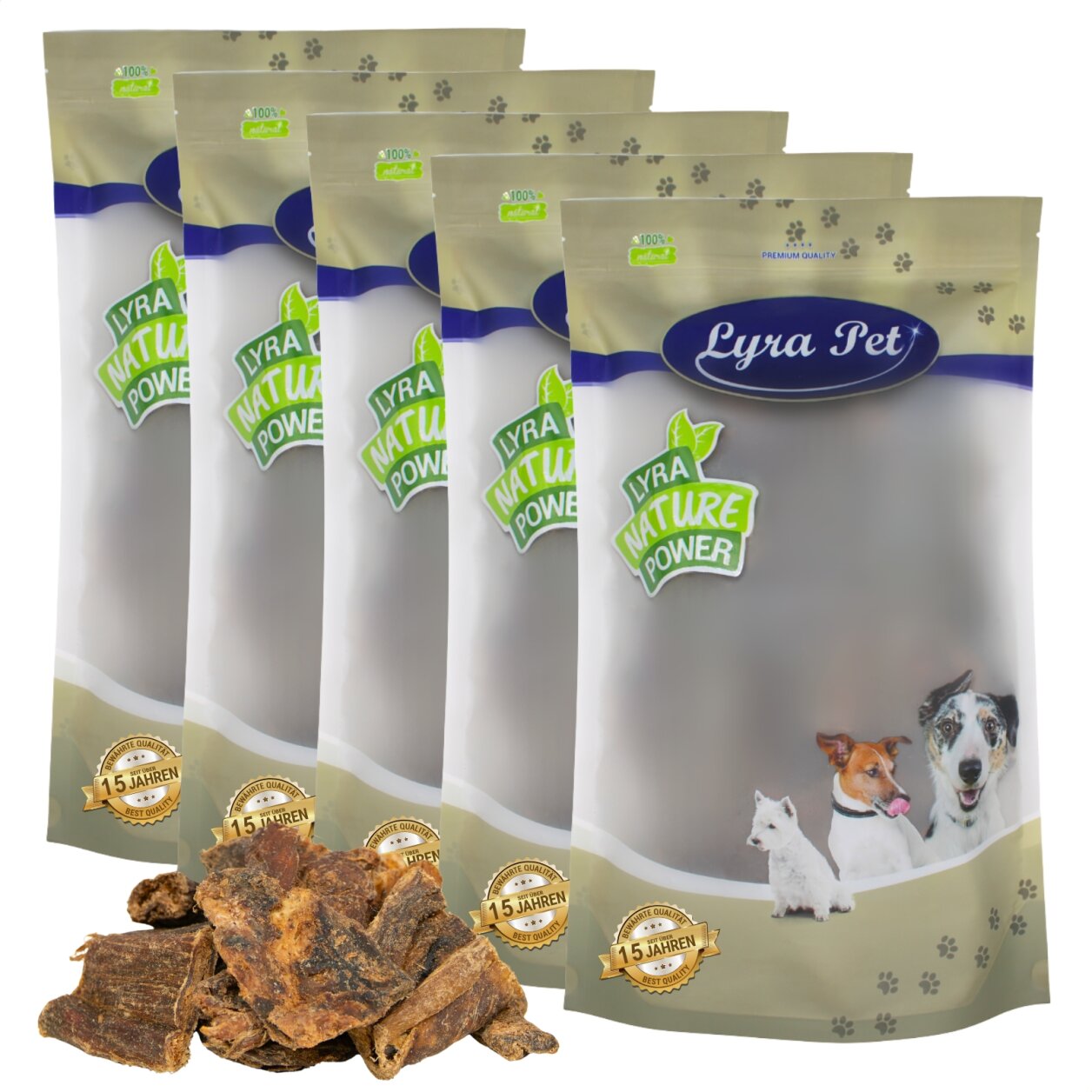 5 kg Lyra Pet® Rinderherz von Lyra Pet GmbH