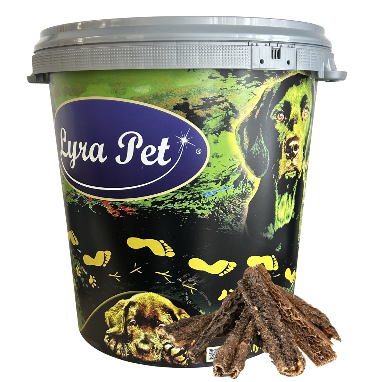 5 kg Lyra Pet® Rinderpansen groß in 30 L Tonne von Lyra Pet GmbH