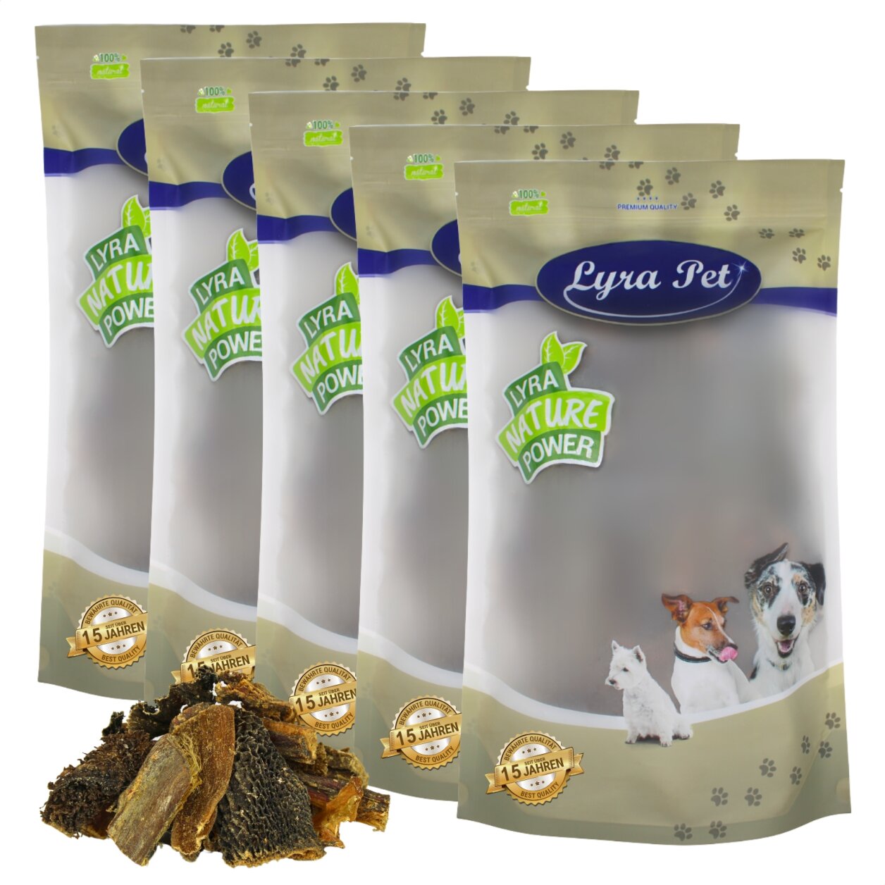 5 kg Lyra Pet® Rinderpansen klein von Lyra Pet GmbH