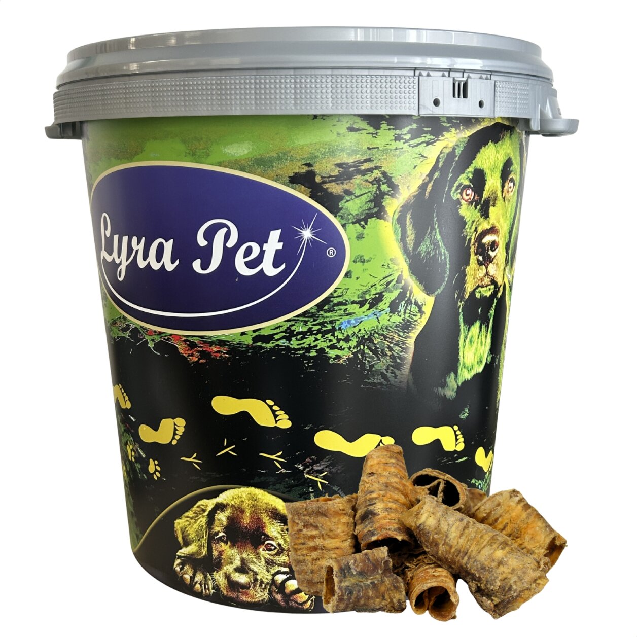 5 kg Lyra Pet® Rinderstrossen klein in 30 L Tonne von Lyra Pet GmbH