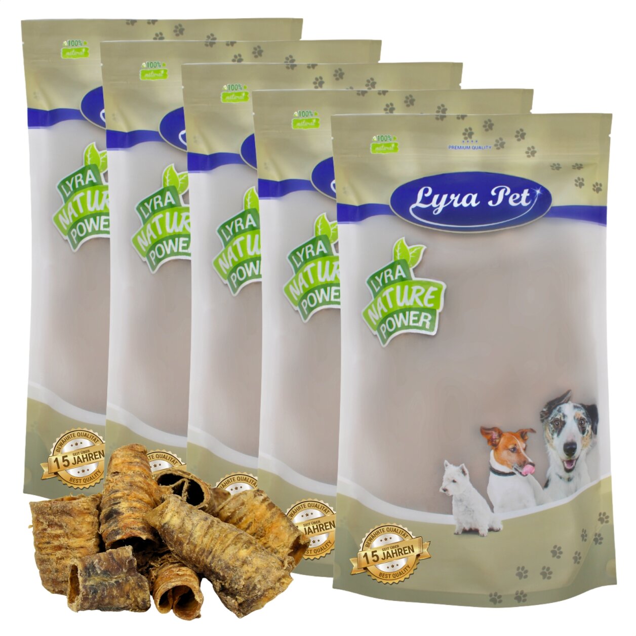 5 kg Lyra Pet® Rinderstrossen klein von Lyra Pet GmbH