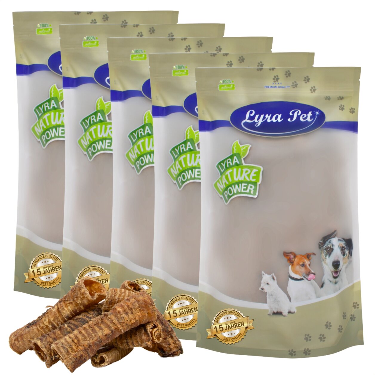5 kg Lyra Pet® Rinderstrossen mittel von Lyra Pet GmbH