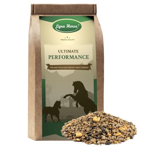 Lyra Horse® | 20 kg Klassik Müsli Pferdefutter | Vollkorngetreide & Saaten | Ausgewogene Energiequelle | Unterstützt die Verdauung | Hochwertiges Futter für Pferde | Reich an Vitaminen & Mineralien von Lyra Pet