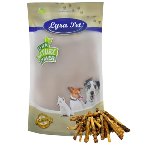 Lyra Pet® 1 kg Büffelsticks mit Rindfleischstreifen Büffel Sticks Hundefutter Kausnacks Leckerli von Lyra Pet