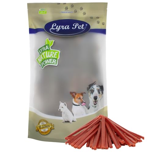 Lyra Pet® 1 kg Entenbruststreifen Kausnack Hundefutter fettarm schonend getrocknet Hund Kauartikel Kauspaß von Lyra Pet