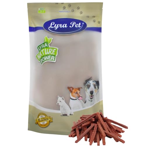 Lyra Pet® 1 kg Lammdörrfleisch Hundefutter Snack fettarm schonend getrocknet getrocknet Leckerli Kausnack Kauartikel für Hunde Kauspaß von Lyra Pet