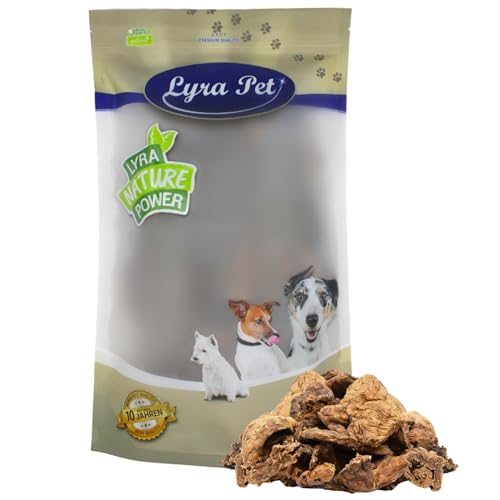 Lyra Pet® 1 kg Lammlunge getrocknet Kauartikel Hundefutter wie Rinderlunge Kausnack Leckerli zahnpflegend fettarm von Lyra Pet
