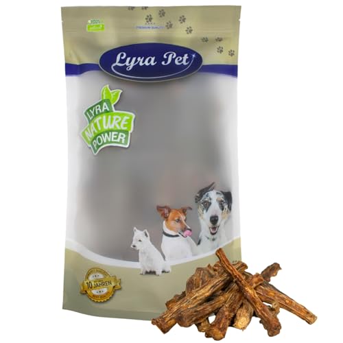 Lyra Pet® 1 kg Ochsenschwanz Natur | Proteinhaltiges Leckerli für alle Hunde | Naturbelassener Kausnack zahnpflegend | Gut verträglicher & nährstoffreicher Kauartikel | Schonend getrocknet von Lyra Pet