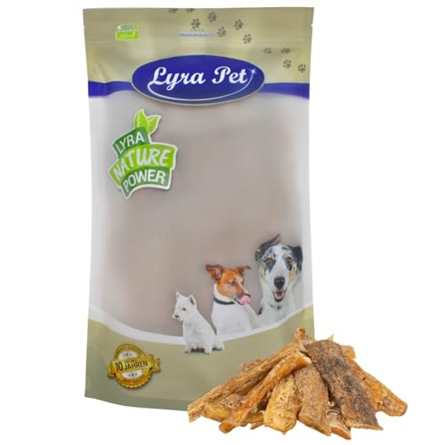 Lyra Pet® 1 kg Rindernackensehnen 1000 g Nackensehnen Streifen Kausnack wie Ochsenziemer von Lyra Pet