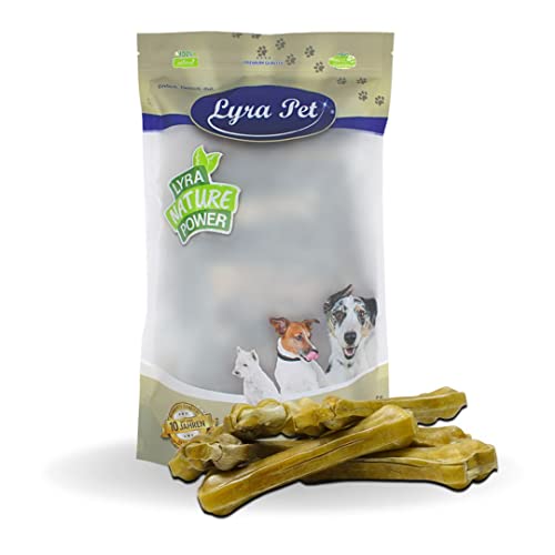 Lyra Pet® 10 Kauknochen aus Rind ca. 21 cm / 200 g Kausnack für Hunde Belohnung von Lyra Pet
