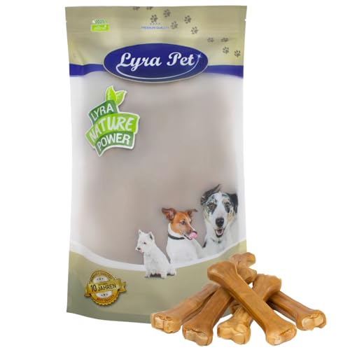Lyra Pet® 10 Kauknochen aus Rind ca. 25 cm / 300 g Kausnack für Hunde Kauartikel von Lyra Pet