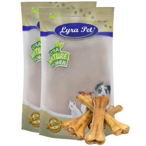 Lyra Pet® 10 Kauknochen aus Rind ca. 30 cm / 400 g Kausnack für Hunde Belohnung von Lyra Pet