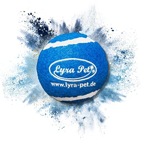 Lyra Pet® 10 Tennis Bälle Hundespielzeug Training Apport Hund Spielball Ball Tennisball von Lyra Pet