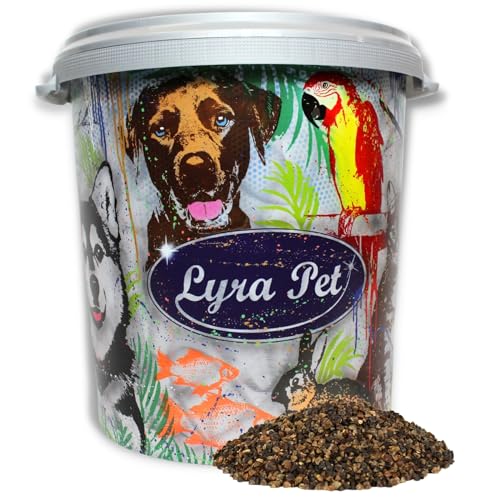 Lyra Pet® 10 kg Buchweizen in 30 L Tonne | Reich an Proteinen & Kohlenhydraten | Ergänzungsfutter für Wildvögel & Kleinnager | Nährstoffreiches, ganzjähriges Vogelfutter | Ideal für Streufutter von Lyra Pet