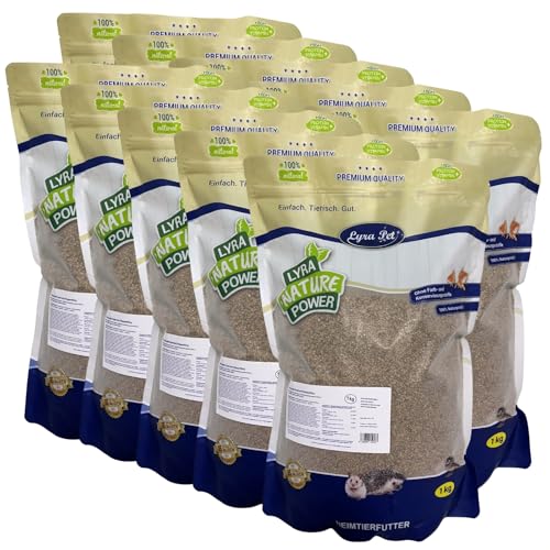 Lyra Pet® 10 kg Daphnien getrocknet | Sonnengetrocknete Wasserflöhe als Tierfutter | Reich an Proteinen & ungesättigten Fettsäuren | Natürliches, artgerechtes Futter für Vögel, Fische & Amphibien von Lyra Pet