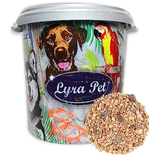 Lyra Pet® | 10 kg Fettfutter + 30 L Tonne | HK Polen | Ganzjähriges Futter für Wildvögel | Energieschub im Winter & Sommer | Streufutter für Amseln, Rotkehlchen & andere Vögel | Ideal für Vogelhäuser von Lyra Pet