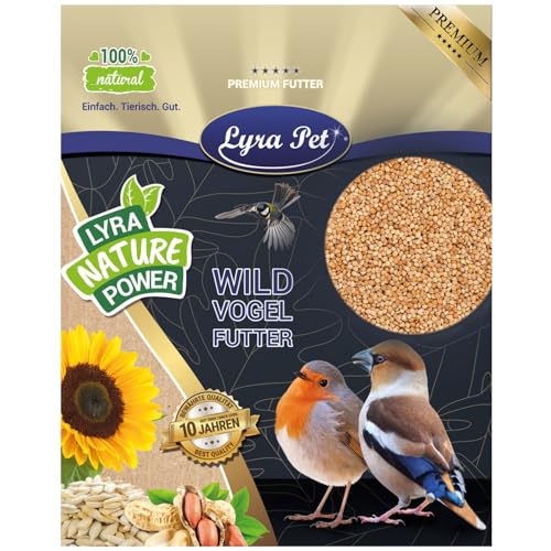 Lyra Pet® | 10 kg Hirse weiß gelb lose | Vogelfutter für Sittiche, Kanarien & Wildvögel | Wildvogelfutter Ganzjährig | Ideal für Futtermischungen | Kohlenhydratreicher Energielieferant von Lyra Pet