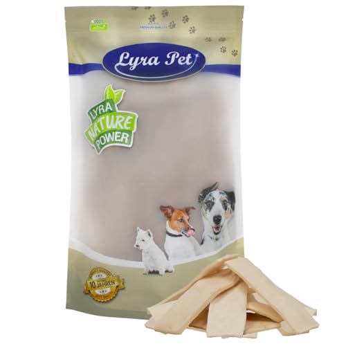 Lyra Pet® 10 kg Kauchips 10000 g aus Büffelhaut zur Zahnflege wie Kauknochen Dörrfleisch Rind von Lyra Pet