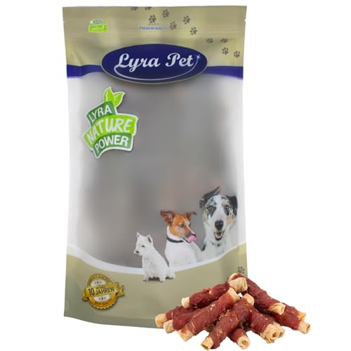 Lyra Pet® 10 kg Kaurollen mit Entenbrust Natur Hundefutter Snack fettarm schonend getrocknet getrocknet Leckerli Kausnack Kauartikel für Hunde Kauspaß von Lyra Pet