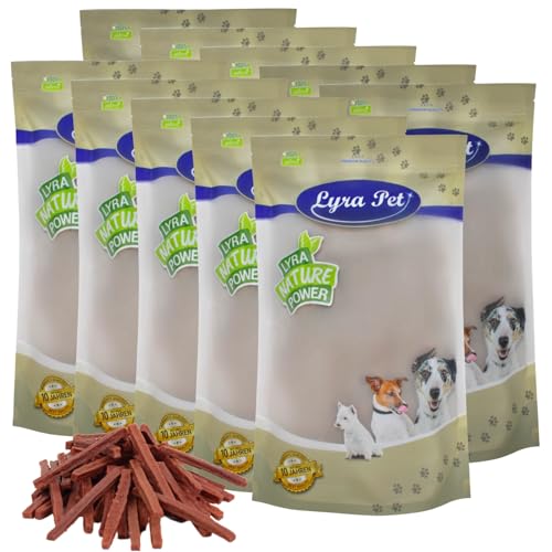Lyra Pet® 10 kg Lammdörrfleisch Hundefutter Snack fettarm schonend getrocknet getrocknet Leckerli Kausnack Kauartikel für Hunde Kauspaß von Lyra Pet