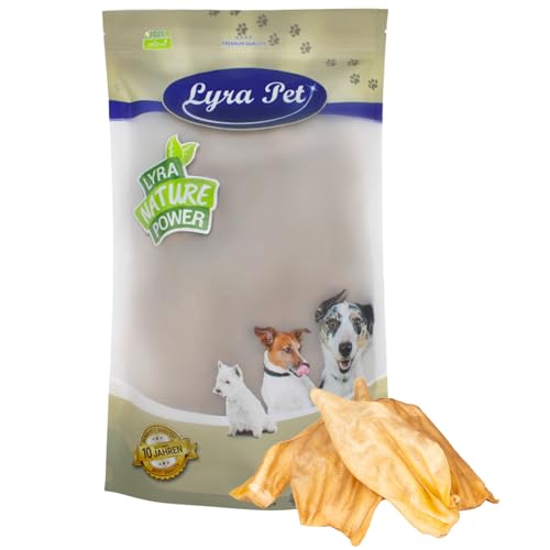 Lyra Pet® 100 Rinderohren ca. 2 kg Leckerli Hundefutter wie Pansen/Einheit = 1St von Lyra Pet