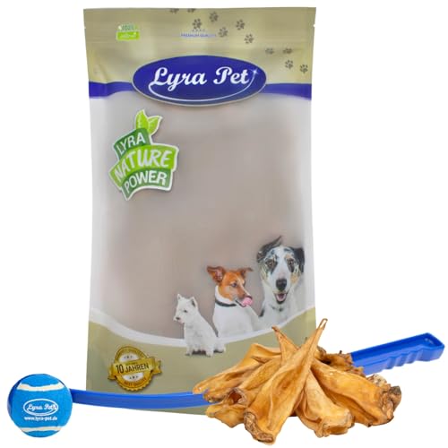 Lyra Pet® 100 Rinderohren ca. 3 kg Hundefutter Kausnack wie Pansen+ Ballschleuder von Lyra Pet