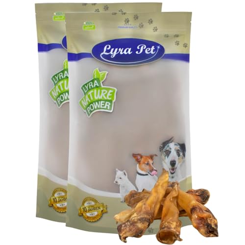 Lyra Pet® 100 Rinderohren ca. 5 kg Leckerli 5000 g Hundefutter wie Pansen Belohnung Snack von Lyra Pet