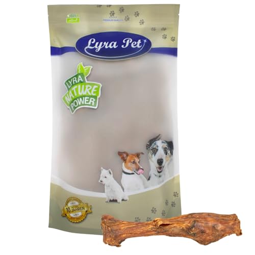 Lyra Pet® 20 Kalbsunterbein Kauartikel Kausnack Rind Hundefutter Leckerli Knochen von Lyra Pet