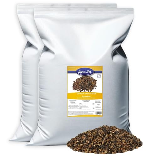 Lyra Pet® 20 kg Buchweizen | Reich an Proteinen, Kohlenhydraten & Ballaststoffen | Ergänzungsfutter für Wildvögel & Kleinnager | Nährstoffreiches, ganzjähriges Vogelfutter | Ideal für Streufutter von Lyra Pet