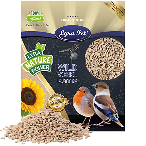 Lyra Pet® | 20 kg Sonnenblumenkerne Geschält | Vogelfutter für das Ganze Jahr | Premium Wildvogelfutter | Idealer Energiespender für Sommer und Winter | Vogelstreufutter für Wildvögel | Ohne Schale von Lyra Pet