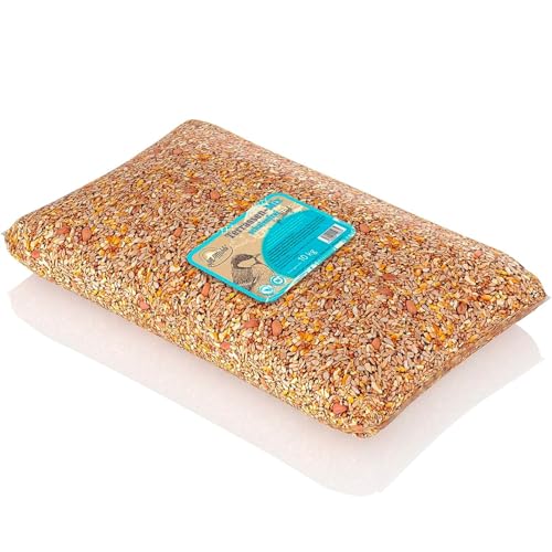 Lyra Pet® | 20 kg Streufutter aus der ALB-MÜHLE Terrassen-Mix schalenfrei | Wildvogelfutter ohne Schalen | Ganzjahres Vogelfutter für Wildvögel | Schalenlos & Nahrhaft | Ideal für Balkon & Terrasse von Lyra Pet