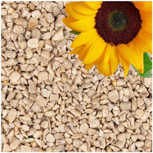 Lyra Pet® | 25 kg Sonnenblumenkerne Geschält Bruch | Wildvogelfutter Ganzjährig | Optimal für Jungtiere | Vogelfutter für Wildvögel | Wertvolles Streufutter | Energiespender für Sommer und Winter von Lyra Pet