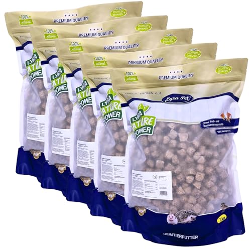 Lyra Pet® 5 kg Artemia Würfel getrocknet | Gefriergetrocknetes Futter aus Salinenkrebsen | Reich an Proteinen, Fetten & Ballaststoffen | Natürliche Nahrung für Zierfische & Reptilien von Lyra Pet