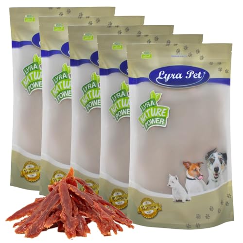 Lyra Pet® 5 kg Entenbrust | Kausnack von der Ente | Leckerli für alle Hunde | Proteinreicher Kaugenuss | Idealer Belohnungs- und Trainingssnack | Hundefutter im wiederverschließbaren Beutel von Lyra Pet