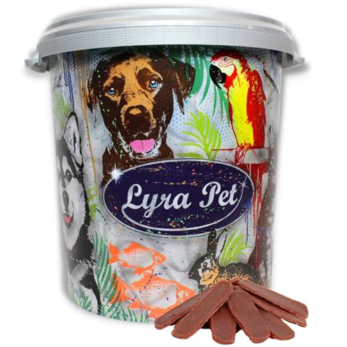 Lyra Pet® 5 kg Entenmedaillons Medaillons aus Entenfleisch Hundefutter Snack fettarm schonend getrocknet Leckerli Kausnack Kauartikel für Hunde Kauspaß in 30 L Tonne von Lyra Pet
