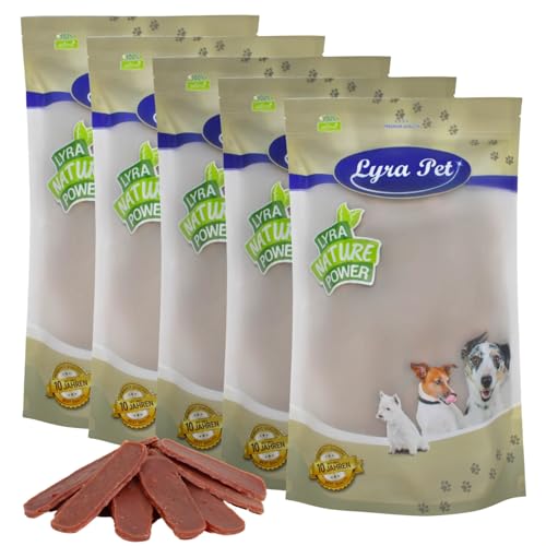 Lyra Pet® 5 kg Entenmedaillons | Kausnack von der Ente | Leckerli auch für Welpen und ältere Hunde | Gut verträglicher Belohnungs- und Trainingssnack | Kauartikel im wiederverschließbaren Beutel von Lyra Pet