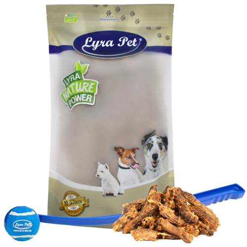 Lyra Pet® 5 kg Hühnerhälse Hundesnack Hähnchenhälse Huhn Hals Geflügel + Ballschleuder von Lyra Pet