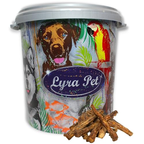 Lyra Pet® 5 kg Ochsenschwanz Natur Kausnack Leckerli in 30 L Tonne von Lyra Pet