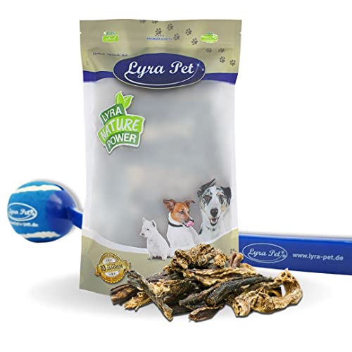 Lyra Pet® 5 kg Rinderdörrfleisch wie Pansen Hundefutter Snack + Ballschleuder von Lyra Pet