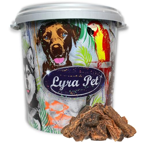 Lyra Pet® 5 kg Rindereuter 5000 g Euter getrocknet Kausnack Hund in 30 L Tonne von Lyra Pet