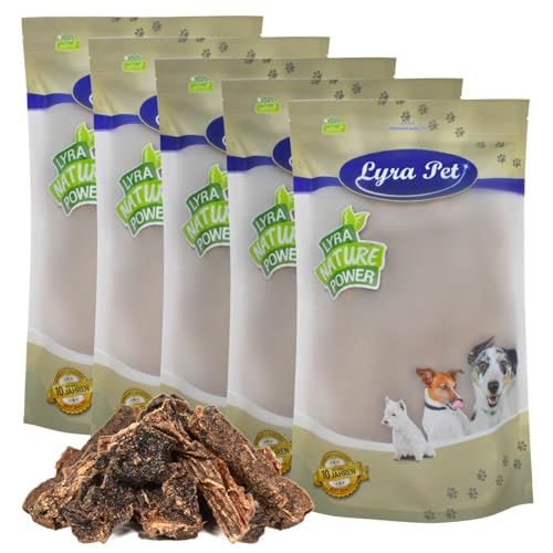 Lyra Pet® 5 kg Rindereuter 5000 g Eutersticks Kausnack wie Kälberblasen Hundefutter Welpe von Lyra Pet