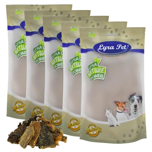 Lyra Pet® 5 kg getrockneter Pansen Rinderpansen Kauartikel Kausnack 2-10 cm von Lyra Pet