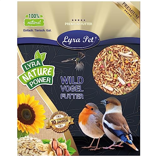 Lyra Pet® | 20 kg Streufutter | Wildvogelfutter Ganzjährig | Mischfutter aus Getreide & Samen | Ideal für Vogelhäuser & Futterspender | Abwechslungsreiches & fetthaltiges Vogelfutter für Wildvögel Lyra Pet® | 20 kg Streufutter | Wildvogelfutter Ganzjährig | Mischfutter aus Getreide & Samen | Ideal für Vogelhäuser & Futterspender | Abwechslungsreiches & fetthaltiges Vogelfutter für Wildvögel von Lyra Pet