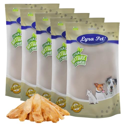 Lyra Pet 5 kg Kaninchenohren Hasenohren luftgetrocknet Kauartikel Hundefutter von Lyra Pet
