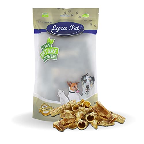 LyraPet® 5 kg Rinderstrossen 5000 g fettarm Kausnack Kaustange Rind 1 - 8 cm in 30 L Tonne von Lyra Pet