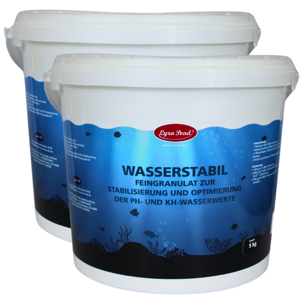 2 x 5 kg Lyra Pond® Wasserstabil von Lyra Pond