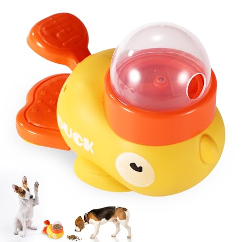 Lyreh Langsamer Futterspender in Entenform, Interaktives Bereicherndes Leckerli Spender Spielzeug Gute Fütterungslösung Perfekt für Katzen und Hunde Lyreh Langsamer Futterspender in Entenform, Interaktives Bereicherndes Leckerli Spender Spielzeug Gute Fütterungslösung Perfekt für Katzen und Hunde von Lyreh