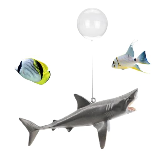 2/4 Stück Aquarium-Dekoration Haifisch-Tier-Dekoration für Aquarien, Aquarium, schwimmendes Aquarium, Ornament für alle Arten von Bühnengestaltung 2/4 Stück Aquarium-Dekoration Haifisch-Tier-Dekoration für Aquarien, Aquarium, schwimmendes Aquarium, Ornament für alle Arten von Bühnengestaltung von Lyricalist